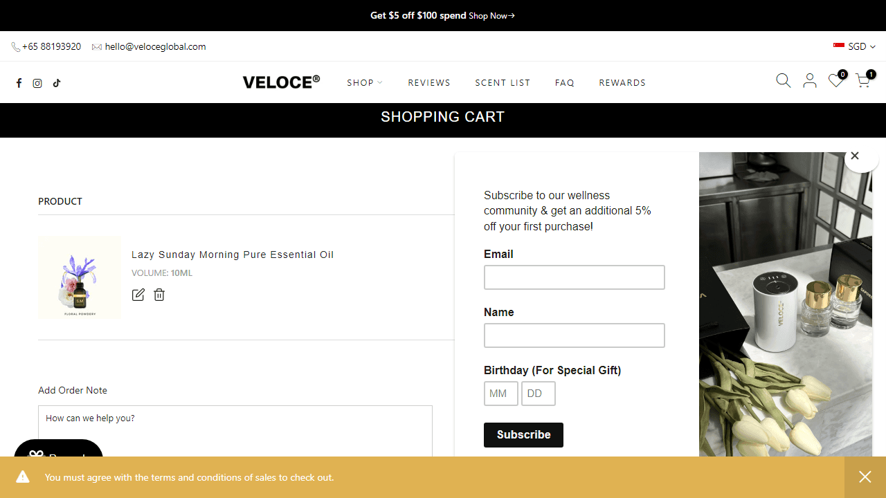 Veloce Global apply coupon code